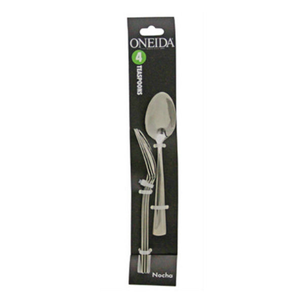 Oneida® H098004E Nocha Teaspoon with Mirror Finish, 4-Pack