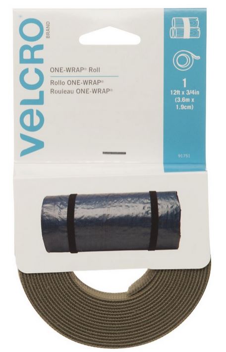 Velcro® 91751 One-Wrap® Roll, Tan, 12' x 3/4"