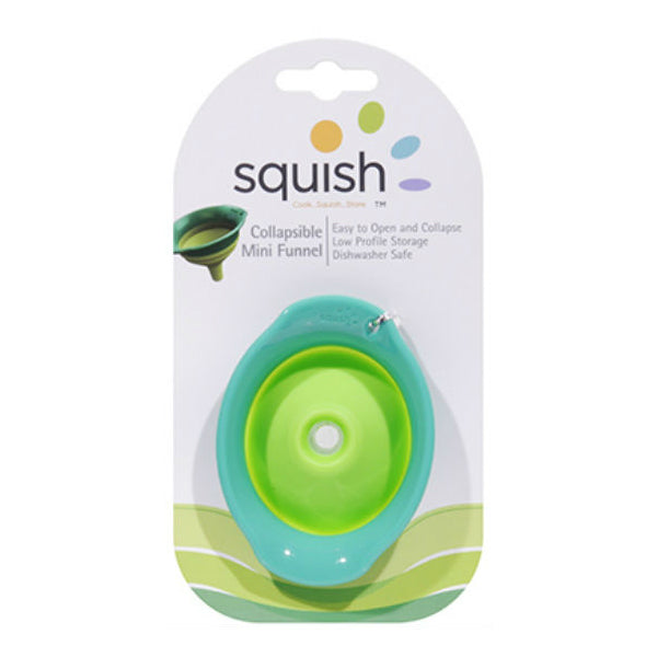 Squish™ 41012 Collapsible Funnel, Mini, Green & Blue