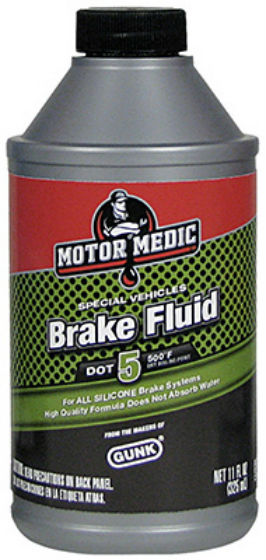 MotorMedic® M4011/12 Silicone Brake Fluid, Dot 5, 11 Oz