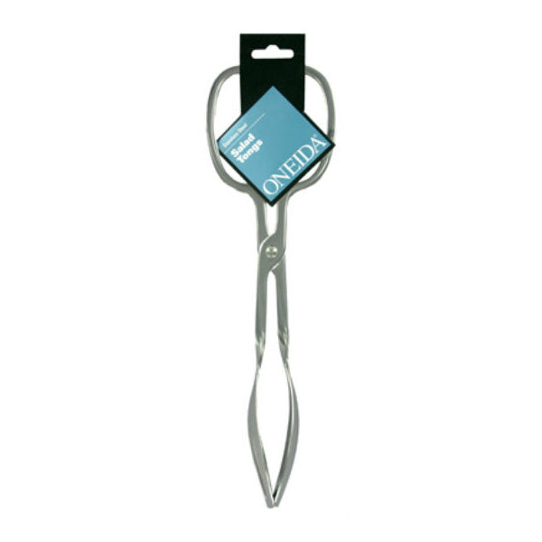 Oneida® 53139 Stainless Steel Salad Tongs, Mirror Polished, 10"
