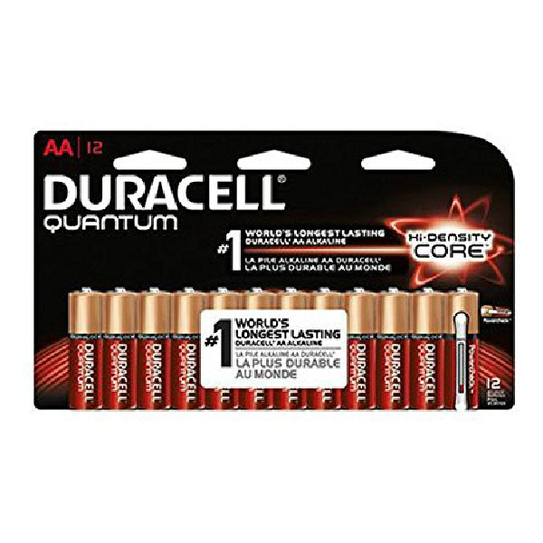 Duracell® 662333 Quantum Alkaline AA Battery, 12-Pack