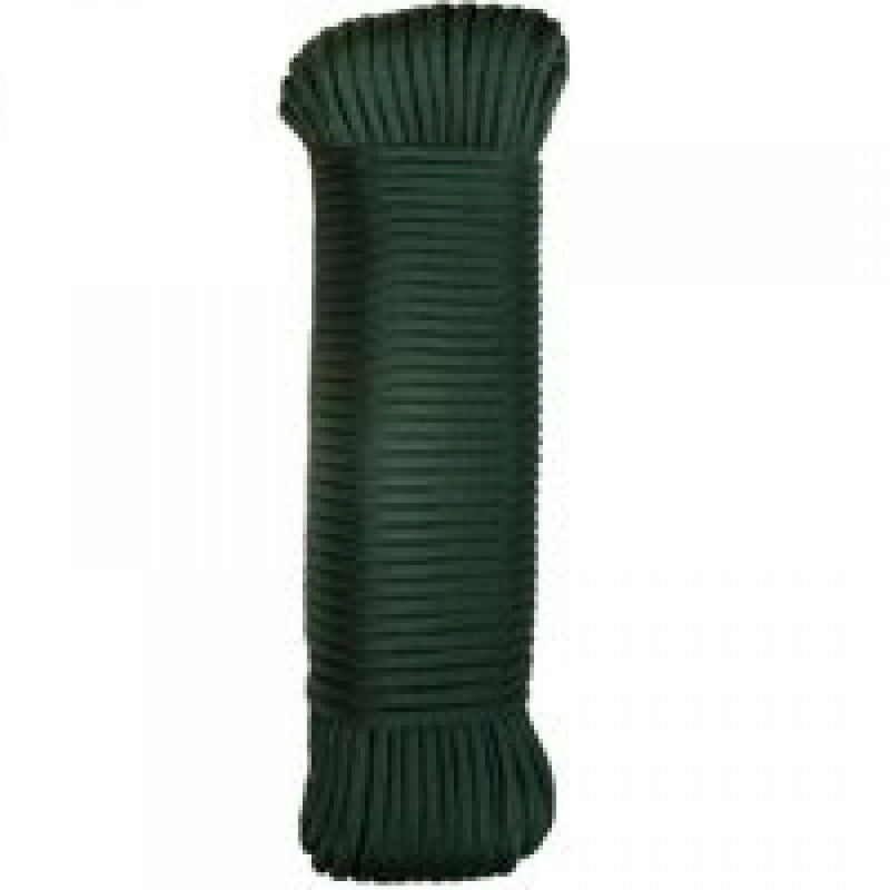 SecureLine® NPC5503210G Military Grade 550 Nylon Paracord, Green, 5/32" x 100'