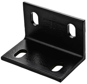 National Hardware® N351-492 Wide Corner Brace, Black, 4.6" x 3" x 1/4"