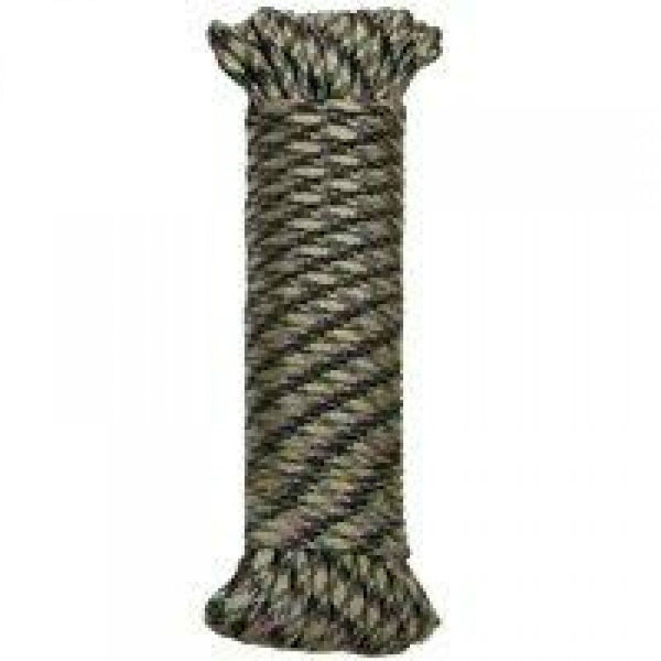 SecureLine® NPC5503250C Military Grade 550 Nylon Paracord, Camouflage, 5/32"x50'