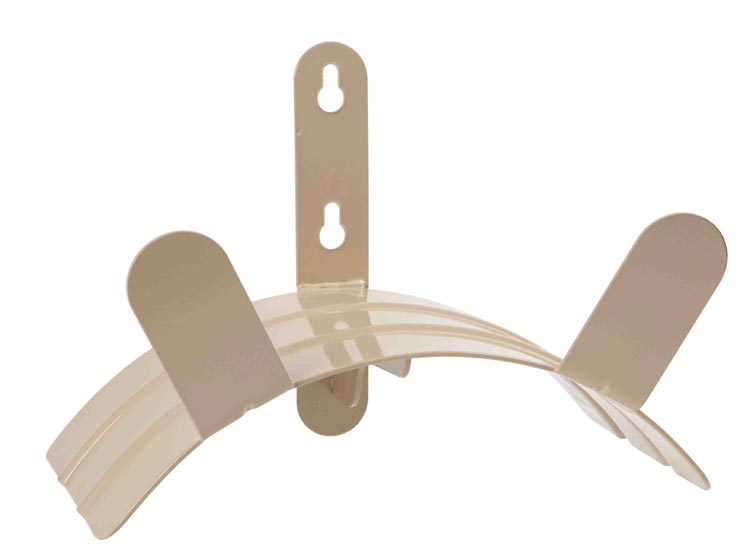 Liberty Garden 691 Basic Wall Mounted Hose Hanger, 12-Gauge Steel, Tan Color