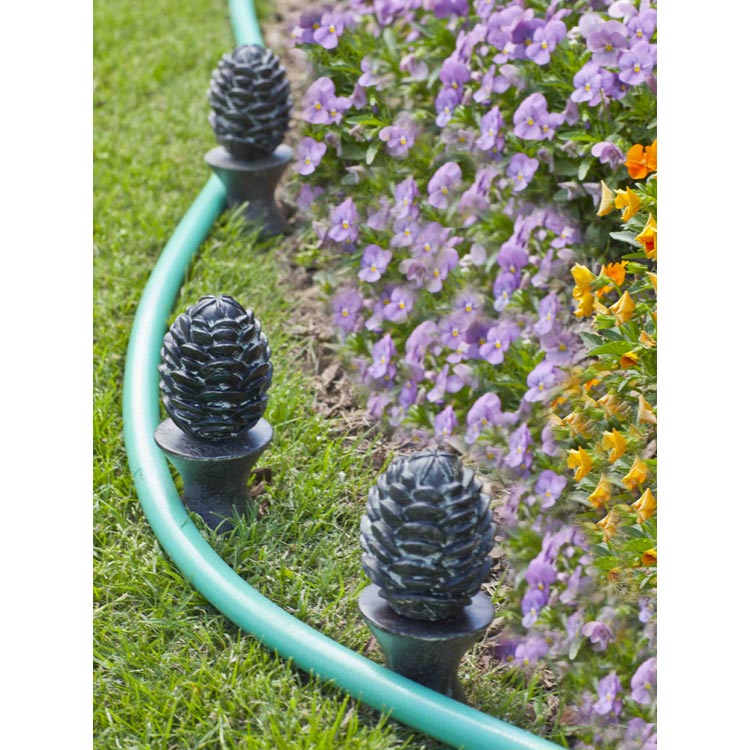 Liberty Garden 615 Pine Cone Design Hose Guide, Bronze