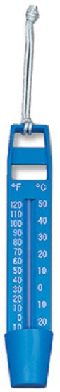 JED Pool Tools 20-208 Scoop Pool Thermometer, 10", Blue