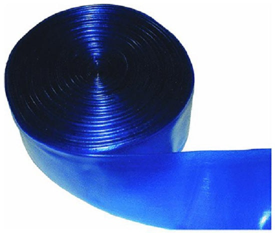 JED Pool Tools 60-640-050 Deluxe Transparent Blue Backwash Hose, 1-1/2' x 50'