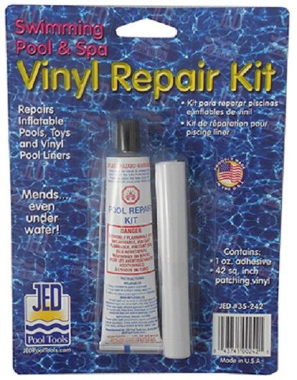 JED Pool Tools 35-242 Vinyl Pool Repair Kit, 1 Oz
