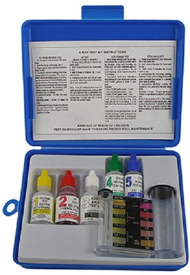 JED Pool Tools 00-486 5-Way Pool Test Kit