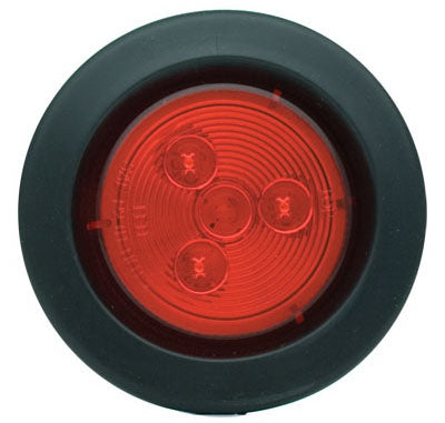 Uriah UL172101 Trailer Round LED Clearance & Marker Light Kit, Red, 2-1/2"