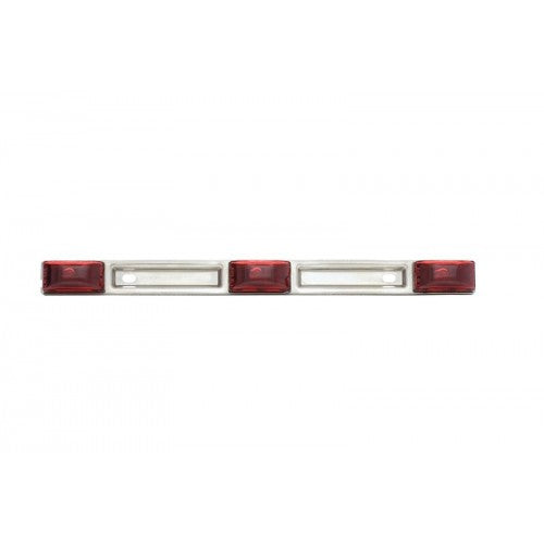 Uriah Products UL151000 Trailer Identification Bar Light w/Silver Bracket, Red