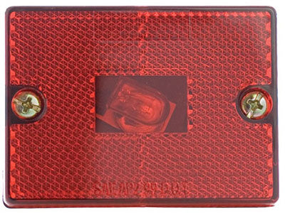 Uriah Products® UL114001 Stud Mounted Trailer Clearance Light, Red