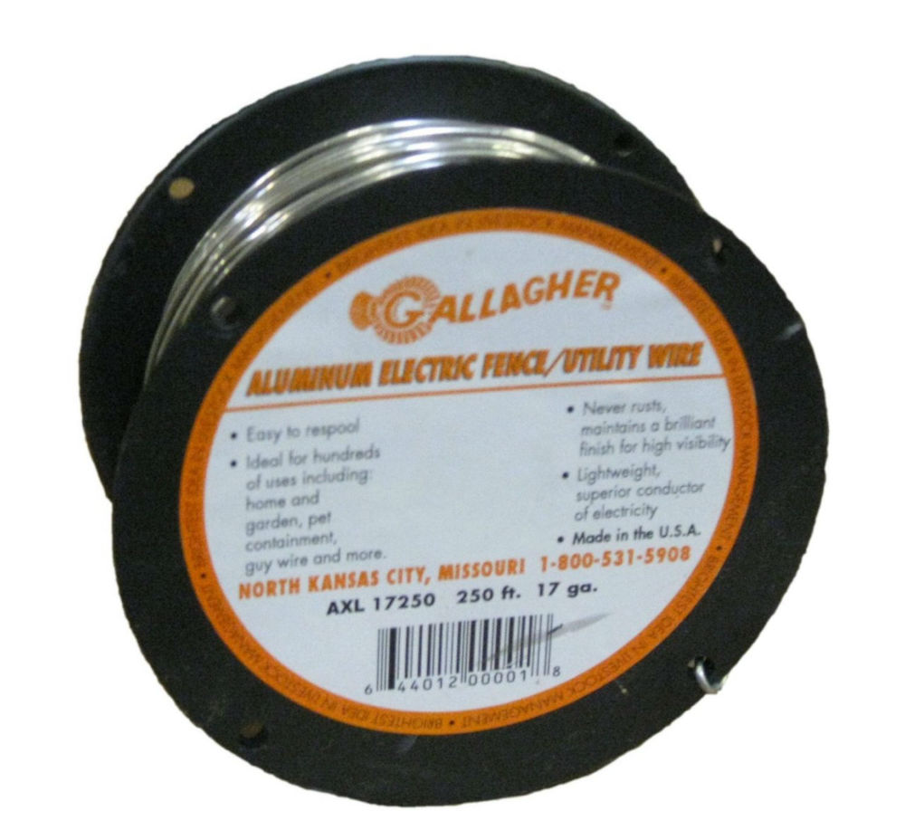 Gallagher™ AXL17250 XL Aluminum Electric Fence/Utility Wire, 17-Gauge, 250'