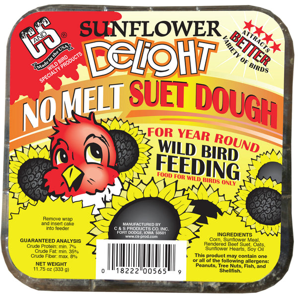 C&S Products 12565 Sunflower Delight Assorted Species Wild Bird Food, 11.75 ounce