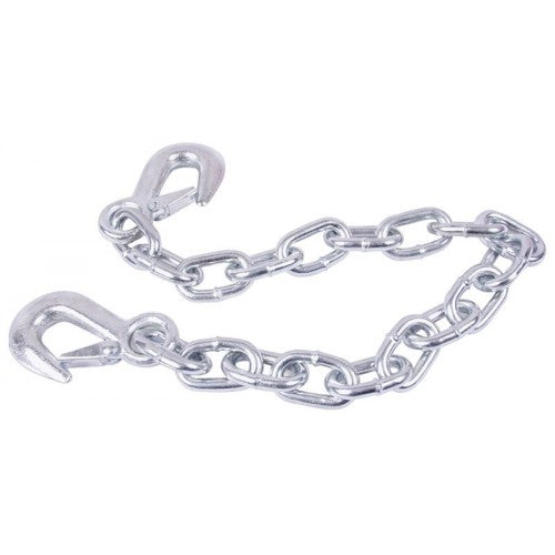 Uriah Products® UT200197 Safety Chain with S-Hooks, 1/4" x 36", Zinc Plated
