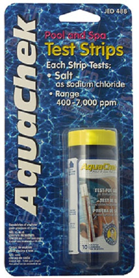JED Pool Tools 00-AC488 Aquacheck Salt Test Strip, 10-Count