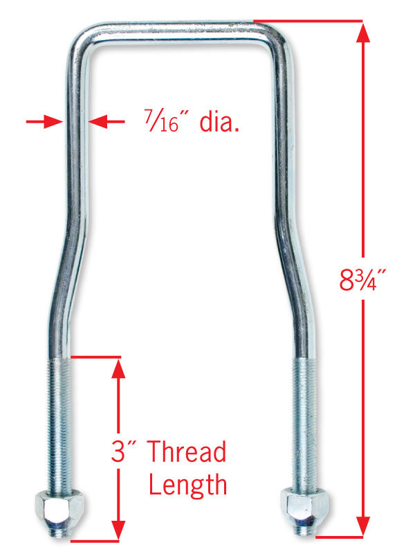 Uriah Products® UH628000 Spare Tire Carrier with Lock & Brackets