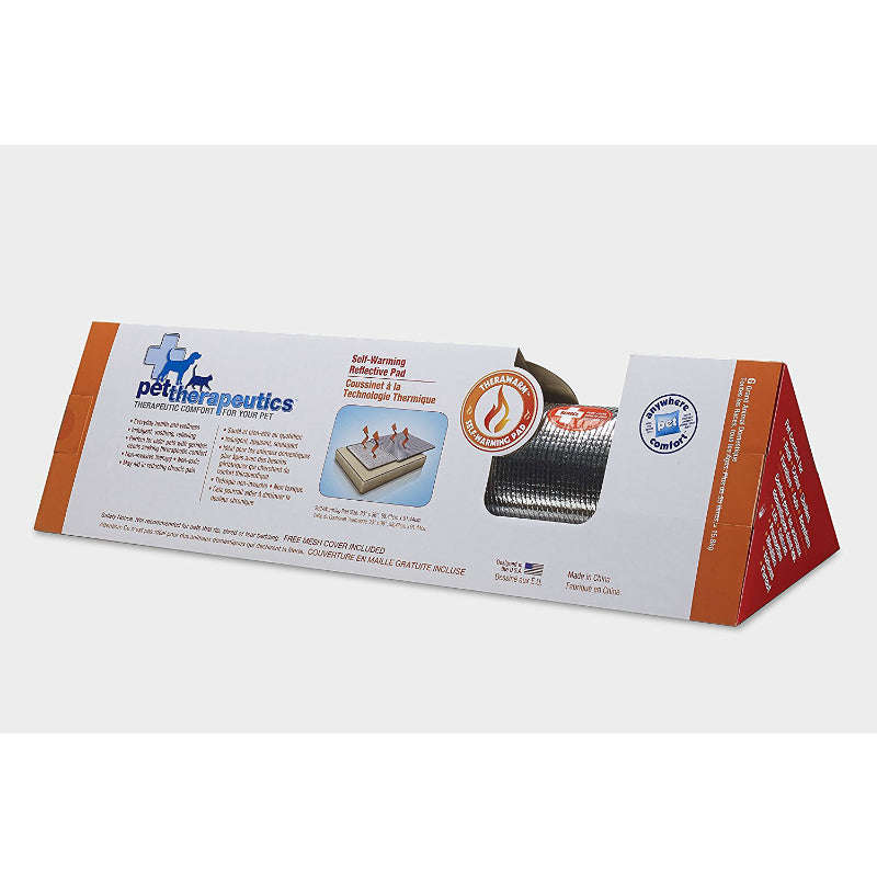 PetTherapeutics™ CO2460-13 TheraWarm™ Self-Warming Reflective Pet Pad, 7" x 10"