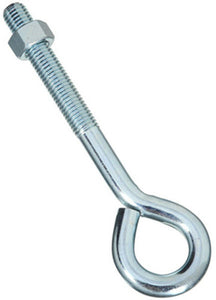 National Hardware® N347-674 Eye Bolt with Hex Nut, Zinc Plated, 5/8" x 8"