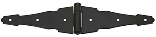 National Hardware® N881-946 Ornamental Strap Hinge, Black, 6", V847