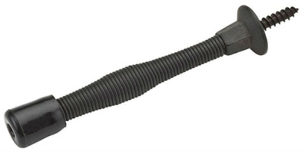 National Hardware® N830-113 Spring Door Stop, Oil Rubbed Bronze, 3"