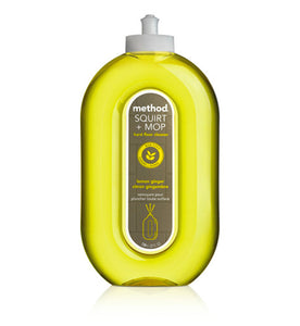 Method 00563 Squirt + Mop Hard Floor Cleaner, Lemon Ginger, 25 Oz