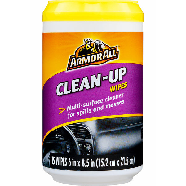 Armor All 17216 Clean-Up Wipes, 15-Count