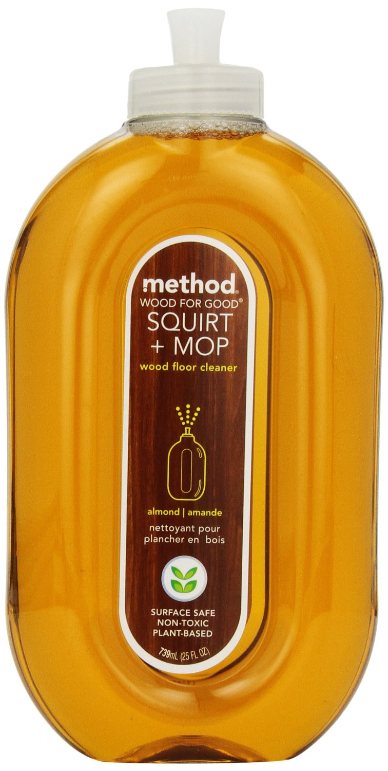 method  Squirt + Mop Wood Floor Cleaner, Almond, 25 oz