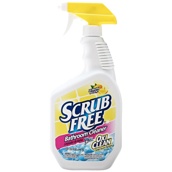 OxiClean™ 35240 Scrub Free Bathroom Cleaner, Lemon Scent, 32 Oz