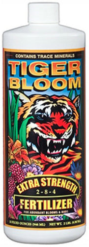 Foxfarm FX14019 Tiger Bloom® High Phosphorus Fertilizer, 1 Qt, 2-8-4