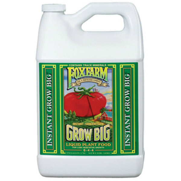 Foxfarm FX14007 Grow Big® Liquid Plant Food Concentrate, 1 Gallon, 6-4-4