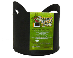 Smart Pot® 21007RT Soft-Sided Fabric Container with Handles, Black, 7-Gallon