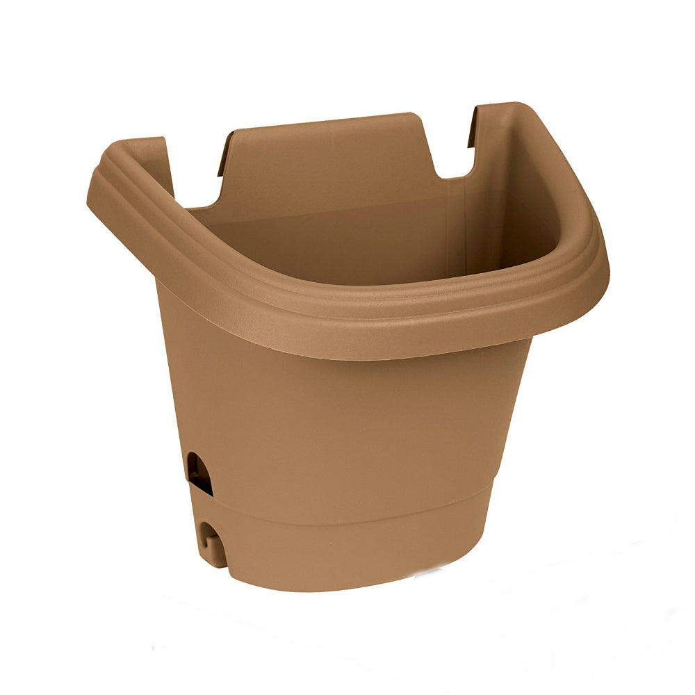 Fiskars Pottery 482125-1001 Hanging Garden Planter System, Chocolate, 3-Piece