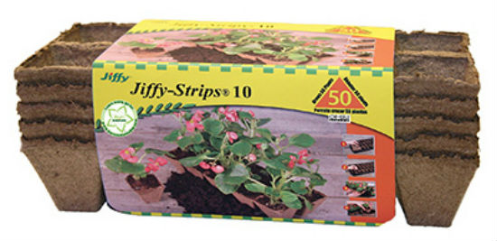 Jiffy® JS50 Biodegradable Peat Strip, 50-Count