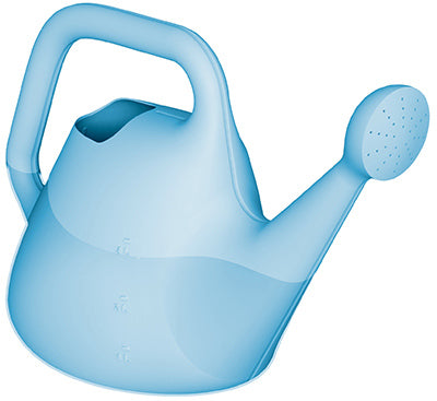 Fiskars Pottery 434017-4004 Translucent Watering Can, Blue, 1-Gallon