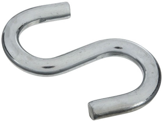 National Hardware® N347-849 Heavy Open S-Hook, Zinc Plated, 3-1/2"