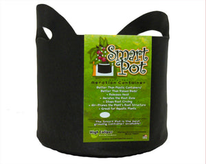 Smart Pot® 21003RT Soft-Sided Fabric Container with Handles, Black, 3-Gallon