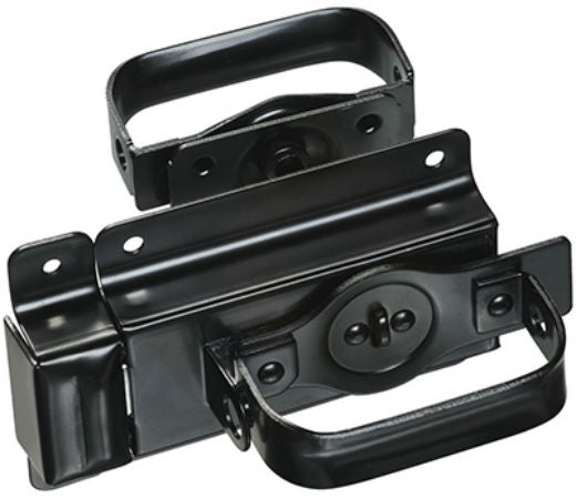 National Hardware® N101-576 Heavy-Duty Swinging Door Latch, Black