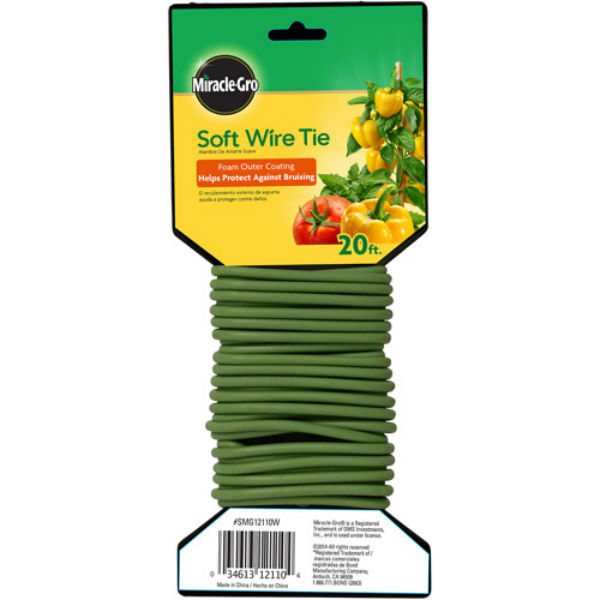 Miracle-Gro® SMG12110W Soft Wire Tie, 20'