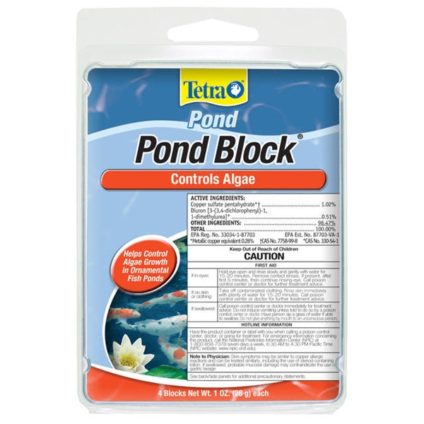 Tetra Pond 16735 Pond Anti-Algae Block, 4 Count