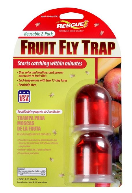 Rescue Fruit Fly Trap - 2 Pack