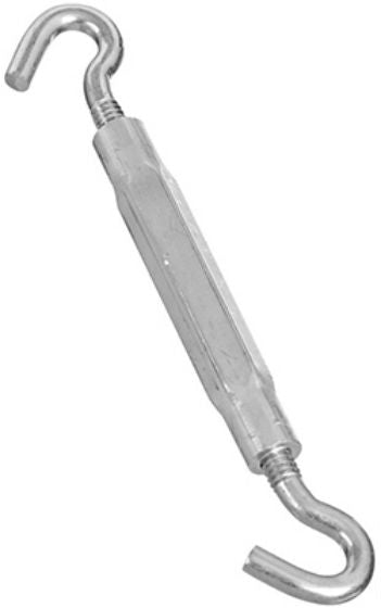 National Hardware® N222-000 Hook/Hook Turnbuckle, Zinc Plated, 1/4" x 7-1/2"