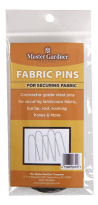 Master Gardener 701-SD Contractor Grade Steel Fabric Pin, 10-Pack