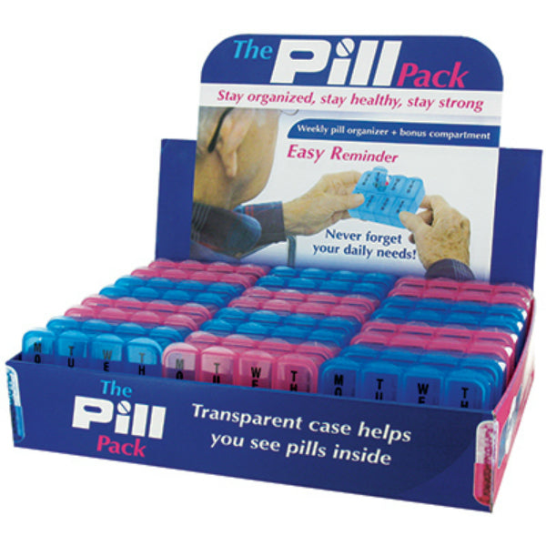 The Pill Pack PILL-PACK 7-Day Plastic Pill Box
