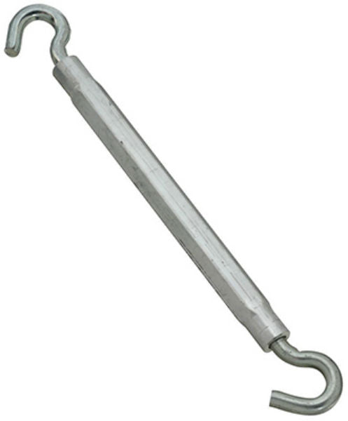 National Hardware® N222-034 Hook/Hook Turnbuckle, Zinc Plated, 3/8" x 16"