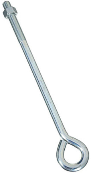 National Hardware® N347-708 Eye Bolt with Hex Nut, Zinc Plated, 5/8" x 14"