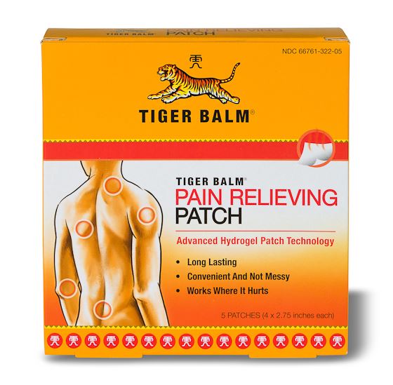 Tiger Balm® T-32206 Flexible Pain Relieving Patch, 5 Count