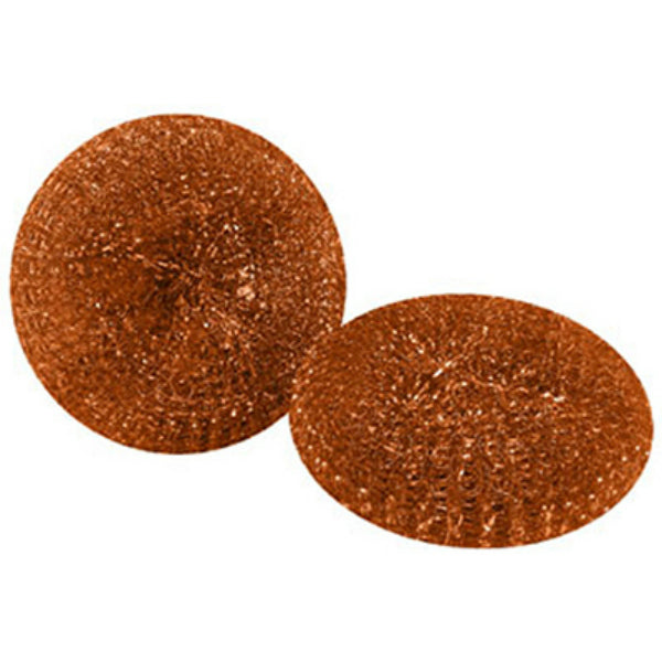 Quickie® 503-3/72 Mesh Scourers Copper Coated Mesh Pads, 2-Pack